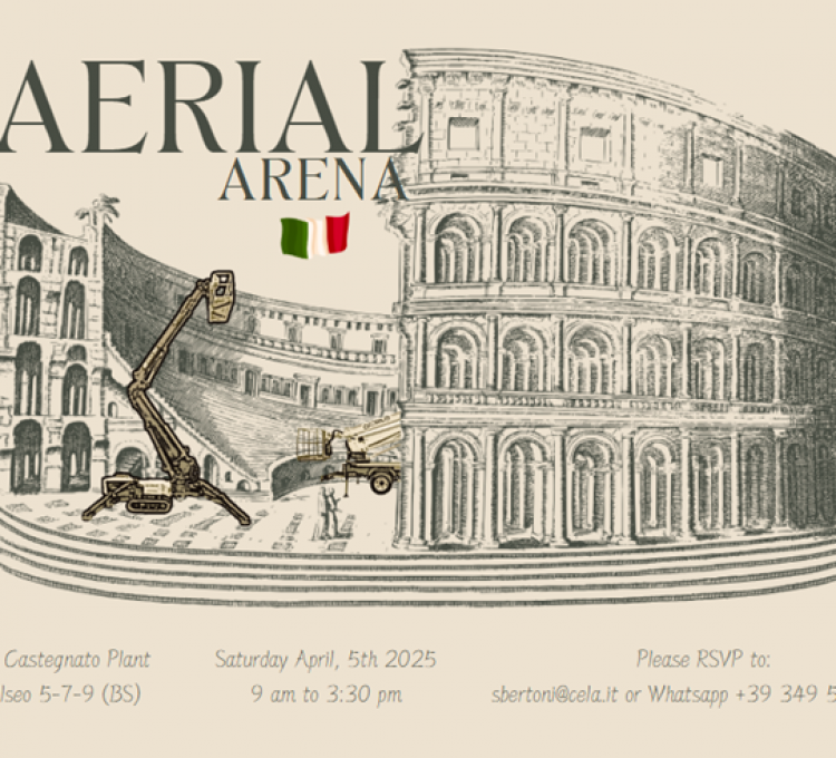 意大利CELA舉辦AERIAL ARENA活動(dòng)，展示最新高空作業(yè)平臺(tái)技術(shù)