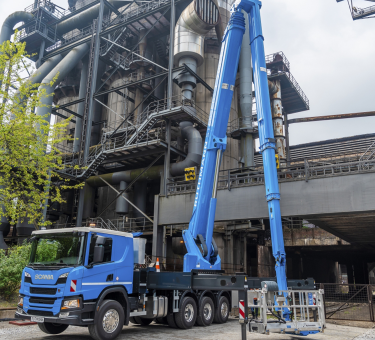 英國(guó)高空作業(yè)設(shè)備公司引進(jìn)70米高空作業(yè)平臺(tái)車(chē)